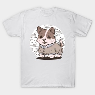 Friendly Kawaii Dog T-Shirt